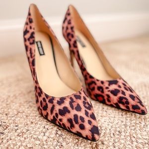 Nine West Leopard High Heels